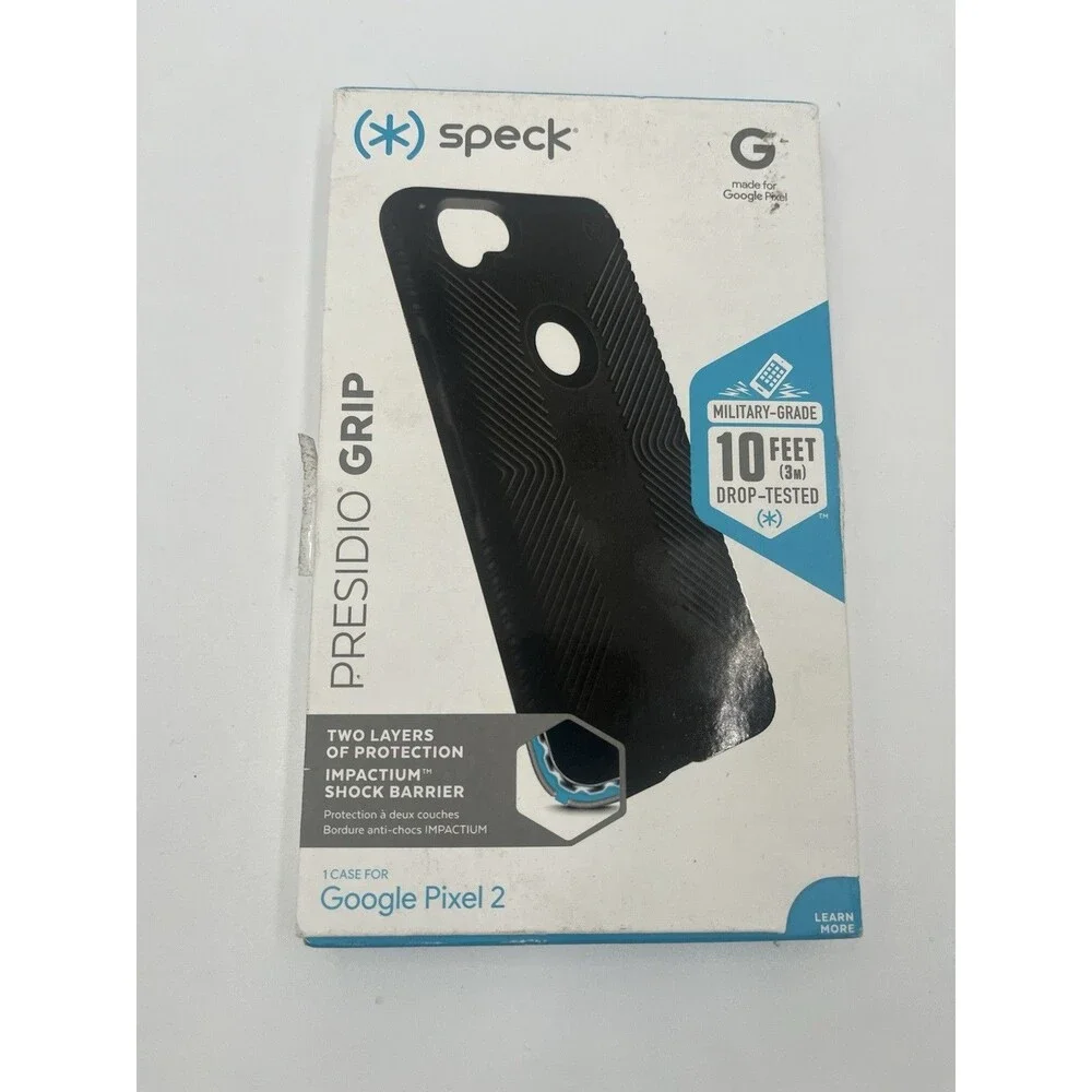 Speck Presidio Grip Series Phone Case for Google Pixel 2 Black